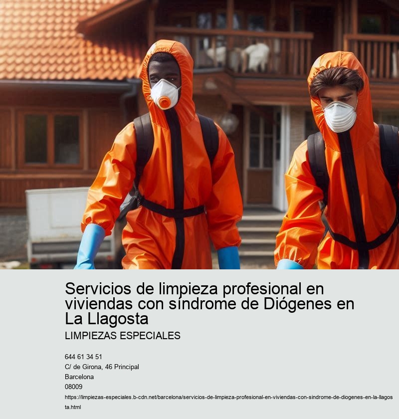 Servicios de limpieza profesional en viviendas con síndrome de Diógenes en La Llagosta