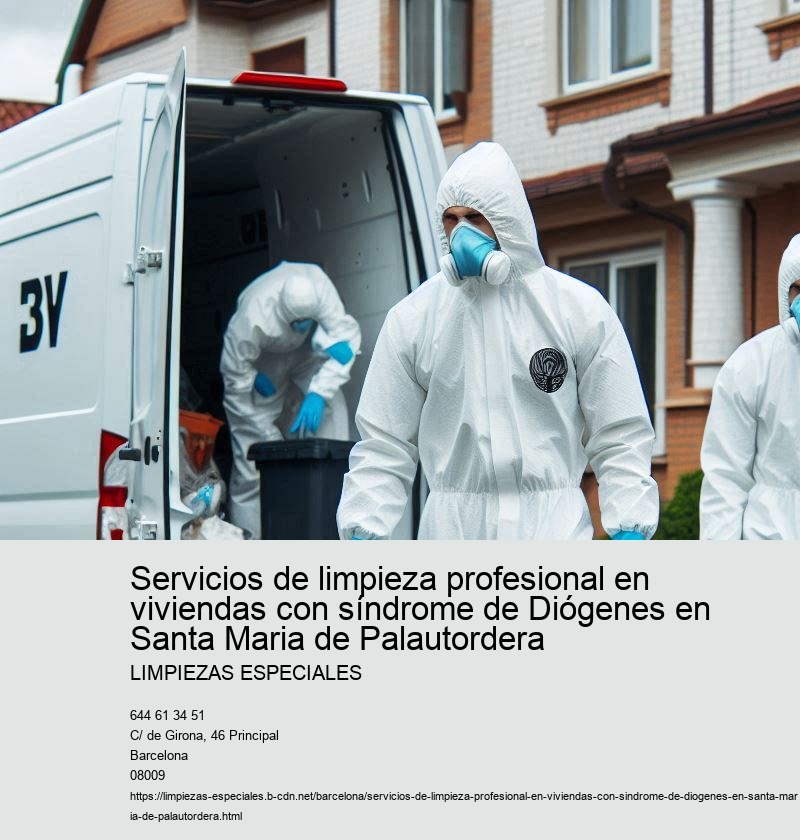 Servicios de limpieza profesional en viviendas con síndrome de Diógenes en Santa Maria de Palautordera