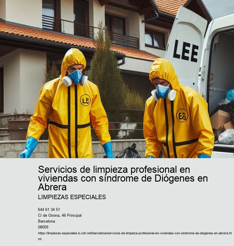 Nuestro proceso de limpieza para el síndrome de Diógenes