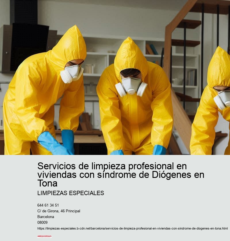 Importancia de una limpieza profesional para el síndrome de Diógenes